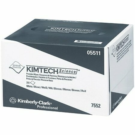 BSC PREFERRED Kimtech 1-Ply 4.4 x 8.4'' Precision Low-Lint Wipers, 60PK S-18432